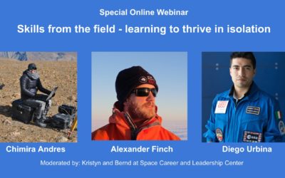 Skills from the field – learning to thrive in isolation (Special Event)